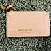 Kate Spade Accessories | Kate Spade Fragrances Light Blush Pink Rose Gold Cardholder Wallet Coin Purse | Color: Gold/Pink | Size: Os