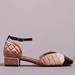 Anthropologie Shoes | Jeffery Campbell Quilted Heels - Mauve Quilted/Brown Patent Leather | Color: Brown/Pink | Size: 10