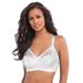 Plus Size Women's Full Coverage Wireless Back Smoothing Bra by Comfort Choice in White (Size 38 B)