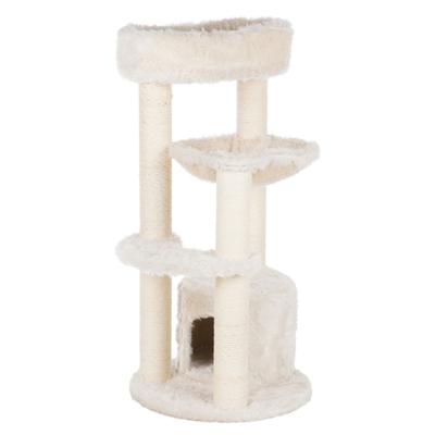 Baza Junior Cat Tower Scratching Post by TRIXIE in Cream