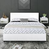 Abbey Platform Bed by Camden Isle in White (Size KING)