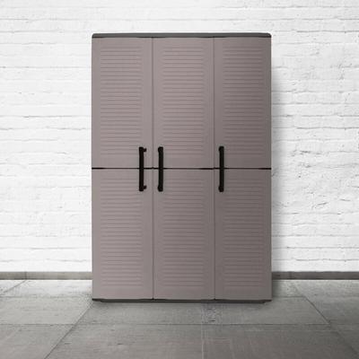 Mehrzweckschrank für den Außen oder Innenbereich, Schrank mit 3 Türen und 3 verstellbaren Image