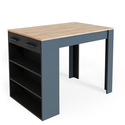 Esszimmertisch Repose, Anthrazit/Goldkraft Eiche, 67 x 100 cm Vicco Image