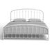 Birch Lane™ Wadsworth Metal Bed Wood & Metal/Metal in White | 49.96 H x 76 W x 83 D in | Wayfair B3E57A98240D454FA24BB92E862FDF8B