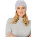 Women's Cable Knit Hat by Accessories For All in Heather Grey