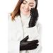 Women's Leather Gloves by Accessories For All in Black (Size 8 1/2)
