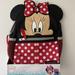 Disney Accessories | Disney Baby Minnie Mouse Harness Backpack With Adjustable Straps And Zip Closure | Color: Red | Size: Osbb