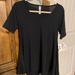 Lularoe Tops | Brand New With Tags - Lularoe Perfect T In Black. Xs Fits Sizes 4-6/8 | Color: Black | Size: Xs