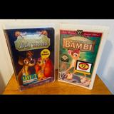 Disney Media | Disney Vhs Lady And The Tramp & Bambi- Sealed | Color: Brown | Size: Os