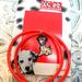 Disney Accessories | 101 Dalmatians Bangle Plastic Dog Charm Bracelet Set | Color: Black/White | Size: Osbb