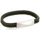 Calvin Klein Lederarmband für Herren Kollektion WRAPPED & BRAIDED Grün - 35000099