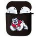 Black Fresno State Bulldogs Airpods Case