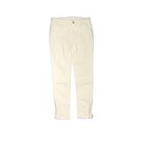 Gymboree Jeans - Adjustable: White Bottoms - Kids Girl's Size 10 - Colored Wash