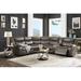 Brown Reclining Sectional - Acme 119" Wide Leather Match Symmetrical Reclining Corner Sectional Leather Match | 40 H x 119 W x 107 D in | Wayfair