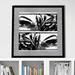 Picture Perfect International "Lady Tigress On Silver (Square)" By Cassie Studios Print On Silver Aluminum Metal in Black/White | Wayfair