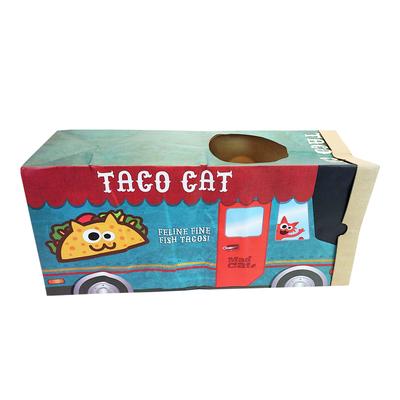Mad Cat Taco Truck Crinkle Bag Cat Toy, .64 LB, Blue / Green