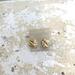 Anthropologie Jewelry | 14k Gold Studs Canada Maple Leaf Botanical Earrings | Color: Gold | Size: Os