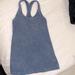 Lululemon Athletica Tops | Lululemon Denim Dye Cool Racerback Tank | Color: Blue/Tan | Size: 4