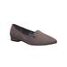 Women's Barcelona Flat by Halston in Grey (Size 6 M)