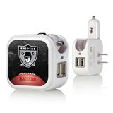 Oakland Raiders 2-in-1 Legendary Design USB Charger