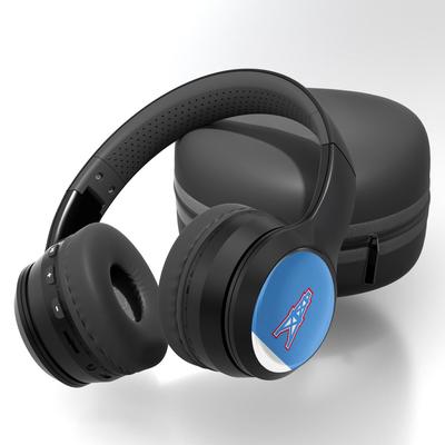 Houston Oilers Historic Stripe Wireless Bluetooth Headphones with Case
