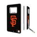 San Francisco Giants 32GB Solid Design Credit Card USB Drive with Bottle Opener