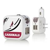 Chicago Cardinals 2-in-1 Pastime Design USB Charger
