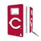 Cincinnati Reds 32GB Solid Design Credit Card USB Drive with Bottle Opener