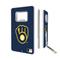 Milwaukee Brewers 32GB Solid Design Credit Card USB Drive with Bottle Opener