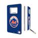 New York Mets 32GB Solid Design Credit Card USB Drive with Bottle Opener