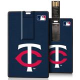 Minnesota Twins 32GB Solid Design Credit Card USB Drive