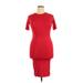 Forever 21 Casual Dress - Bodycon: Red Print Dresses - Women's Size X-Small