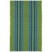 Green 168 x 120 x 0.25 in Area Rug - Dash and Albert Rugs Road Runner Indoor/Outdoor Rug Recycled P.E.T, Cotton | 168 H x 120 W x 0.25 D in | Wayfair