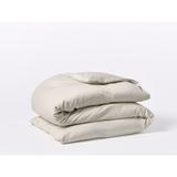 Coyuchi Organic Relaxed Standard Cotton Duvet Cover Cotton Sateen in Gray | Twin | Wayfair 1024403