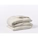Coyuchi Organic Relaxed Standard Cotton Duvet Cover Cotton Sateen in Gray | Twin | Wayfair 1024403