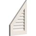 Ekena Millwork Half Peaked Top Left PVC Gable Vent | 25 H x 21 W in | Wayfair GVPPL16X2001DUN-12