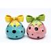 Cosmos Gifts Dots Salt & Pepper Set Dolomite in Pink/Blue/Yellow | 2.25 H x 2 W in | Wayfair 62304