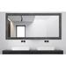 Wade Logan® Alacazar Bathroom Mirror, Glass in Black | 35 H x 77 W x 0.75 D in | Wayfair CA3C2A57DEF84D4FA023447FD70CCE05