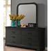 Canora Grey Bronislova 6 Drawer 58" W Double Dresser Wood in Gray | 34 H x 58 W x 16 D in | Wayfair FE0C4BBCCC854493B961A72DDD689FEA