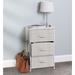 mDesign Storage Dresser Tower Furniture Unit w/ 3 Drawers Fabric in Brown | 28.75 H x 17.75 W x 12 D in | Wayfair 6568MDCO