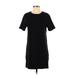 Zara Casual Dress - Shift: Black Solid Dresses - Women's Size X-Small