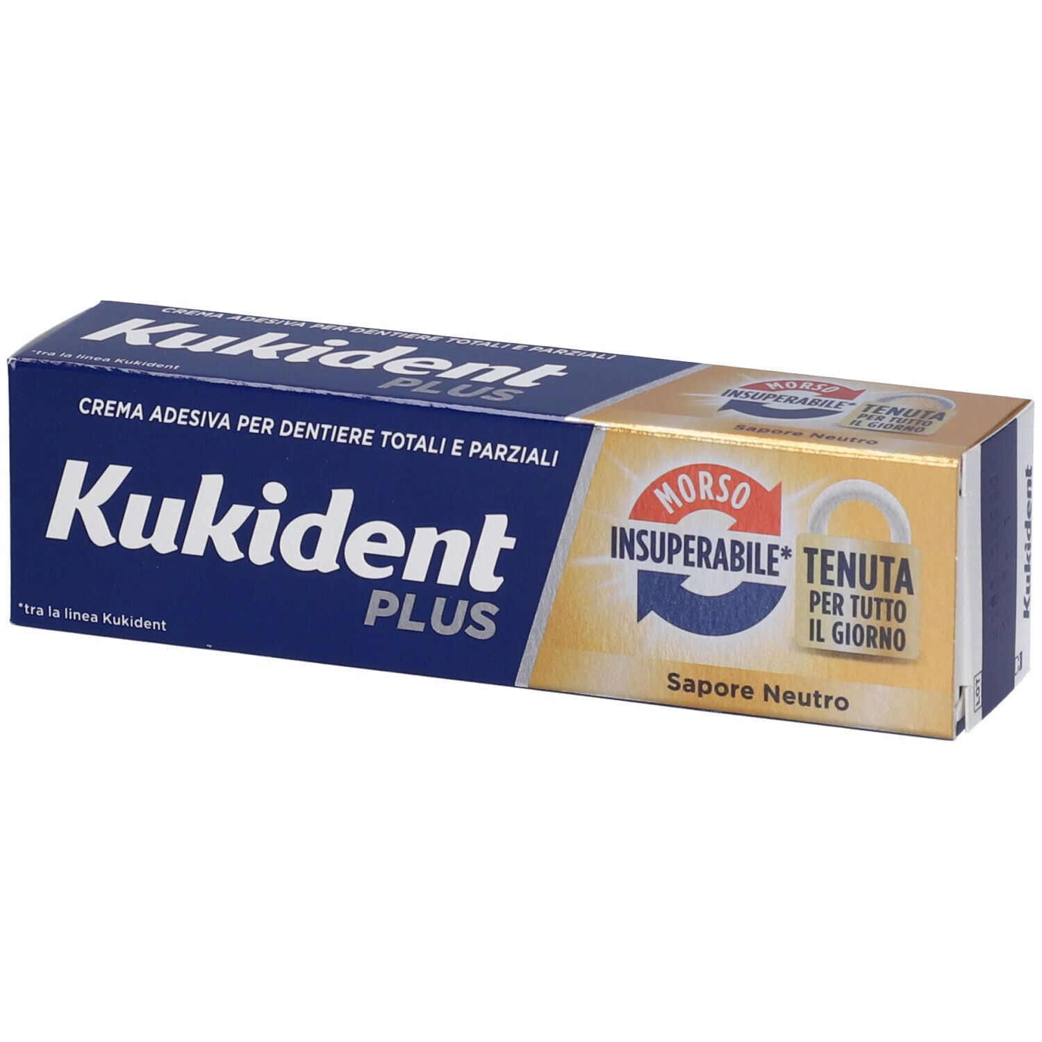 Kukident PLUS Morso Insuperabile Crema Adesiva Sapore Neutro 40 g