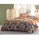 Housse de couette réversible 140x200 multicolore en percale de coton