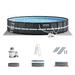 Intex 26333EH 24' x 52" Round Ultra XTR Frame Swimming Pool Set with Filter Pump