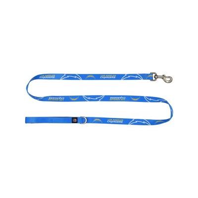 Littlearth NFL Premium Dog & Cat Lead, Los Angeles Chargers, 3/4-in