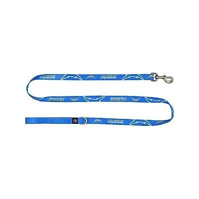 Littlearth NFL Premium Dog & Cat Lead, Los Angeles Chargers, 3/4-in