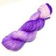 Sparkly gradient dyed sock yarn, 4 ply hand dyed merino yarn, purple sock yarn, 100g