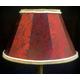 Paisley Ruby Red Gold and Cream Contemporary Fabric Lampshade For Bedside Table Floor Standard Lamps Ceiling Light Pendants
