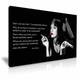 Pulp Fiction Mia Wallace Quotes Stretched Canvas ~ More Size