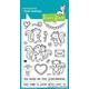 Lawn Fawn 'Scent With Love' 4X6 and 3X4 - Clear Stamp, Cutting Die, Clear Stamp & Cutting Die BUNDLE